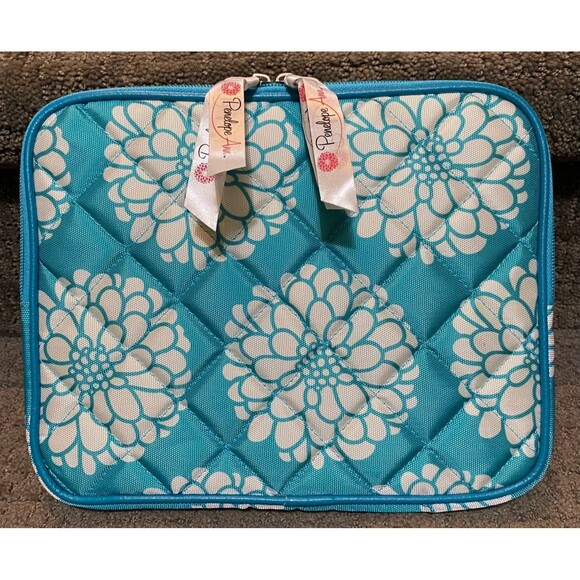 Penelope Ann Aqua Splash Padded Tablet Cover NWOT - Picture 1 of 6